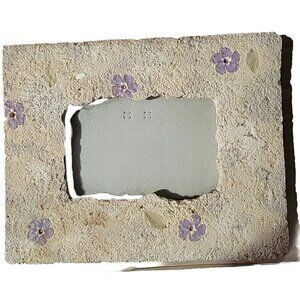 Floral Wall Photo Frame 8"X10" Photo Size5"X3" Heavy Stone Like Material